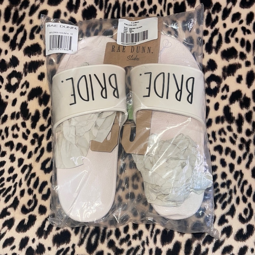 Rae Dunn BRIDE Slides 💍
